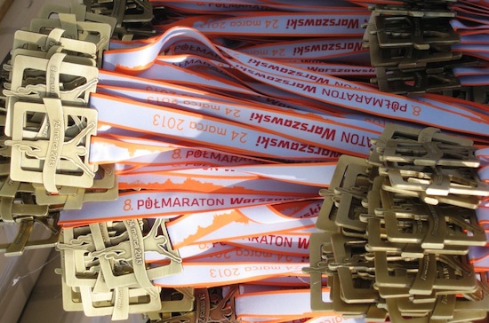 8. Półmaraton Warszawski - medal